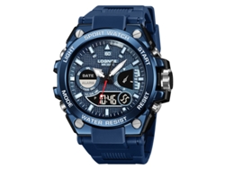 Reloj Deportivo Elegante (azul Oscuro), Cronógrafo Deportivo Multifuncional Luminoso E Impermeable.