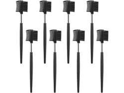 Set De Peines Para Pestañas Y Cepillos Para Cejas, 8 Piezas, Nailon De Doble Cara, Para Maquillaje.
