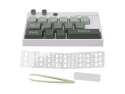 2026-adornos Para Teclado Mecánico Luminosos Con Pegatinas Numéricas Para Hogar Y Oficina Color Verde
