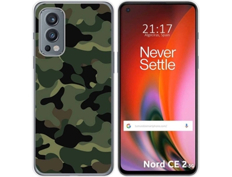 Carcasa OnePlus Nord 2 5G TUMUNDOSMARTPHONE Camuflaje Multicolor