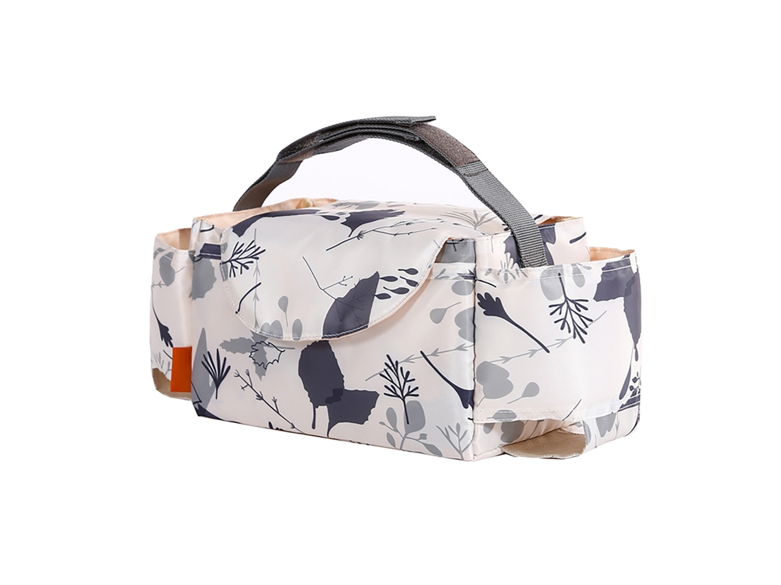 Organizador de transporte universal con bolsa portátil, rosa, grande, compatible con Uppababy, bolsa para ropa de bebé