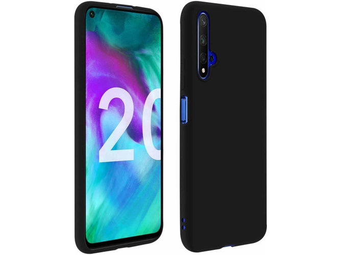 Carcasa Honor Nova 5T, Honor 20 AVIZAR TPSOFT-BK-H20R Negro