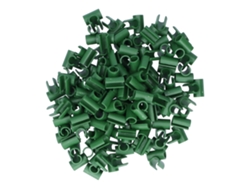 100 Anillos De Plástico En Forma De Cruz Para Plantas, Jardinería, Abrazaderas De Soporte, 8 Mm