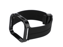 Pulsera Magnética De Silicona Para Watch Fit 3 Con Correa Negra Y Cierre Rápido.