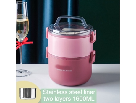 Fiambrera Bento a Prueba de Fugas para Adultos-Verde Oculto EVELTEK Twoxstretch steel