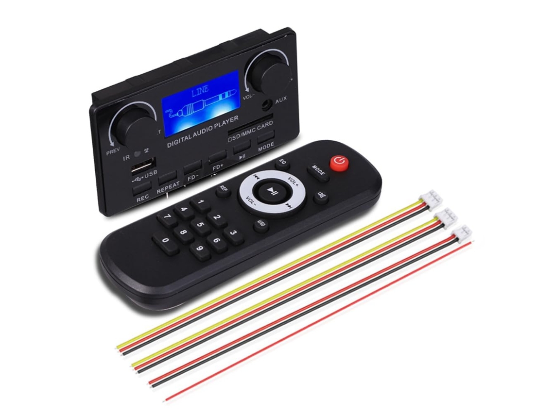 Tarjeta Decodificadora Mp3, Bluetooth, Sincronización Portátil, Amplificador