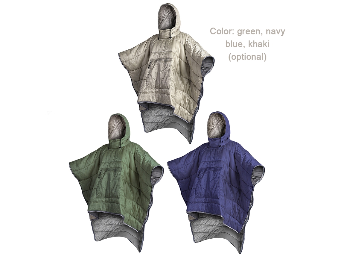 Saco De Dormir De Invierno Ligero Y Portátil De Algodón Con Funda Que Se Puede Usar Como Prenda Exterior, Ideal Para Acampar, Hacer Senderismo Y Viajar Al Aire Libre.