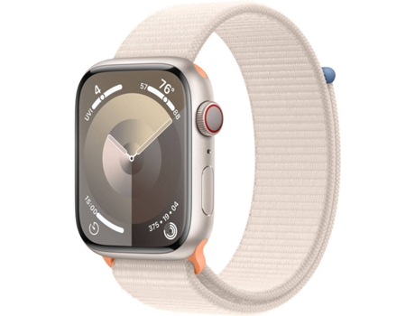APPLE Watch Series 9 GPS+Cellular 45 mm Blanco Estrella con Loop Deportiva Blanco Estrella