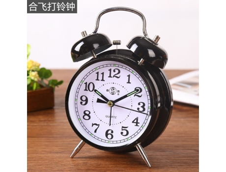 Despertador de reloj de escritorio silencioso vintage con reloj despertador de luz nocturna HHZ