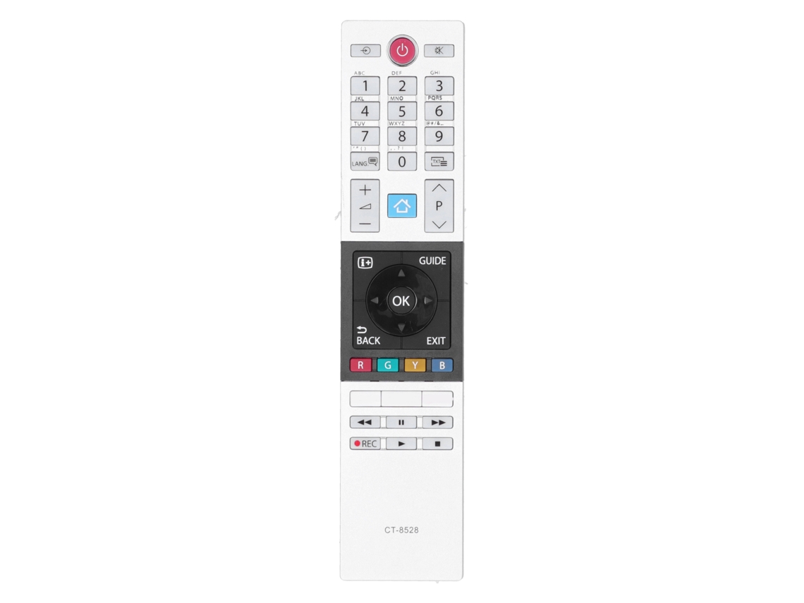 Controle Remoto Substituto Ct-8528 Para Tv Toshiba 65u58 Botões Sensíveis Alcance 10m