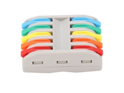 Yncm2026-5pcs Conector Terminal De Cable Rápido Spl Bloque Pinza Para Cable Duro Flexible Multi Color Spl‑5
