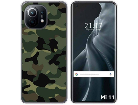 Carcasa Xiaomi Mi 11 5G TUMUNDOSMARTPHONE Camuflaje Multicolor