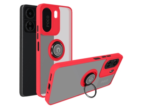 Funda para Xiaomi Redmi A2, Redmi 13C C65 AVIZAR Rojo