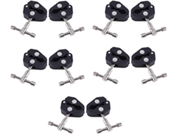 Lote De 10 Abrazaderas De Alta Calidad Para Fotografía Con Varillas Roscadas De 1/4" Y 3/8" Para Cámaras.