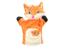 Muñecos De Dedo Con Forma De Animales, Juguetes De Peluche Educativos Para Bebés - Naranja