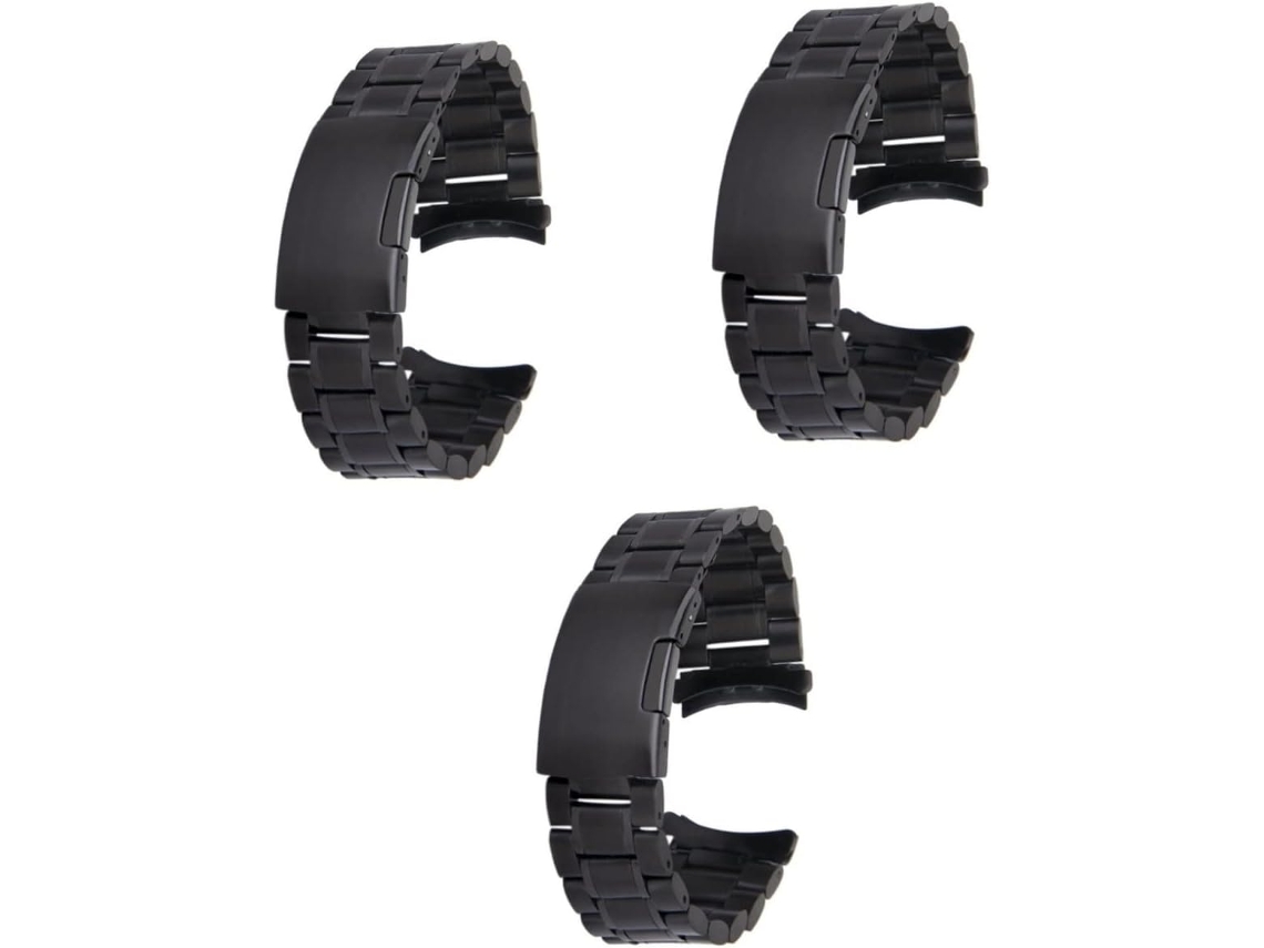 3 Piezas Banda Reloj Acero Inoxidable Correas Correa