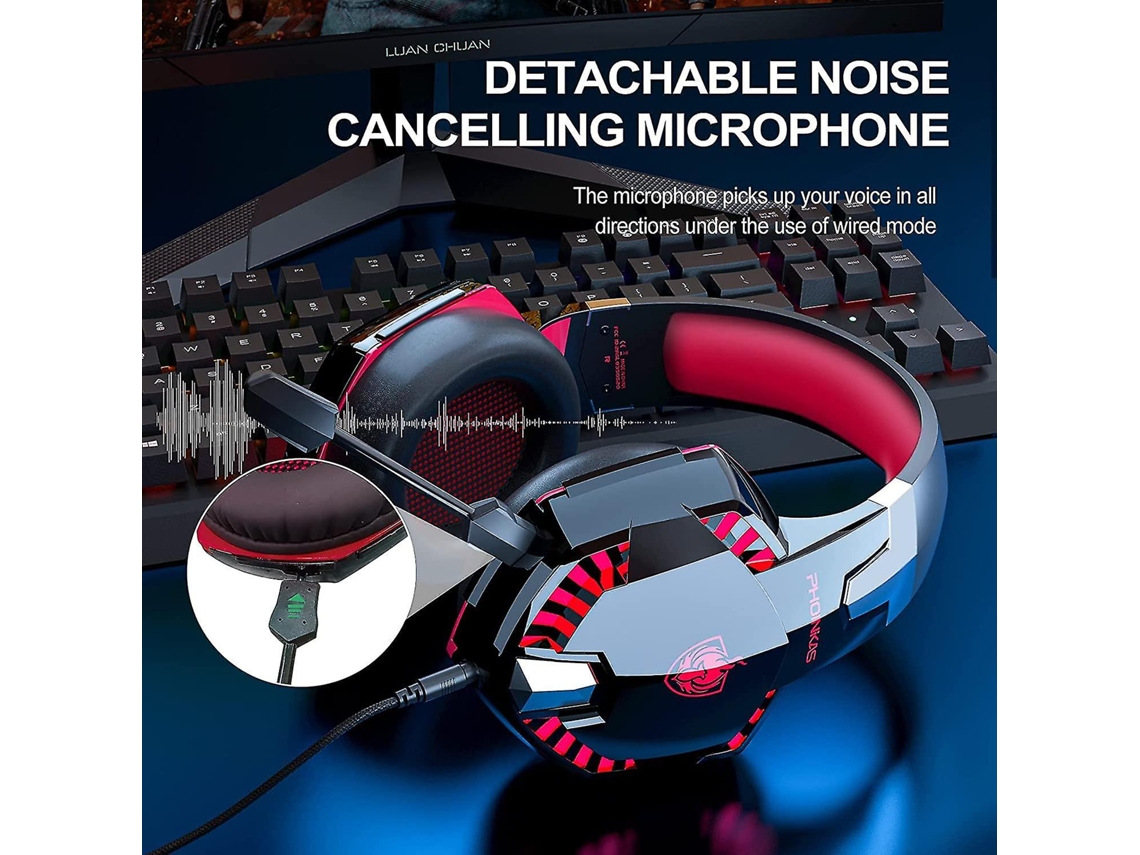 Auriculares Bluetooth con micrófono para juegos de ps4