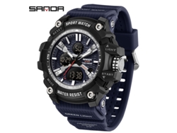 Reloj Electrónico (azul Real) Con Alarma, Multifuncional, Moderno, Luminoso, Resistente Al Agua Y A Los Golpes.
