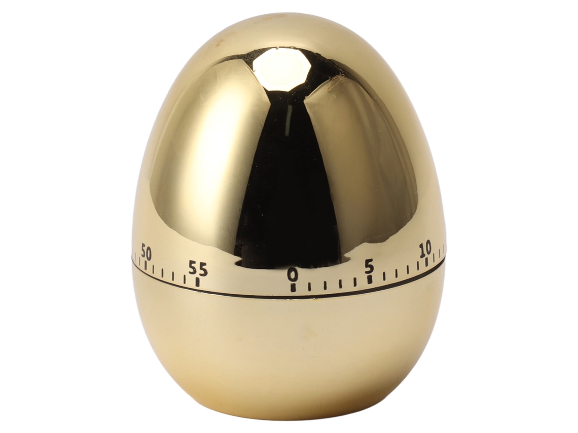 Temporizador Mecánico Para Huevos De 60 Minutos Para Cocina, Con Alarma Manual, Abs Dorado.