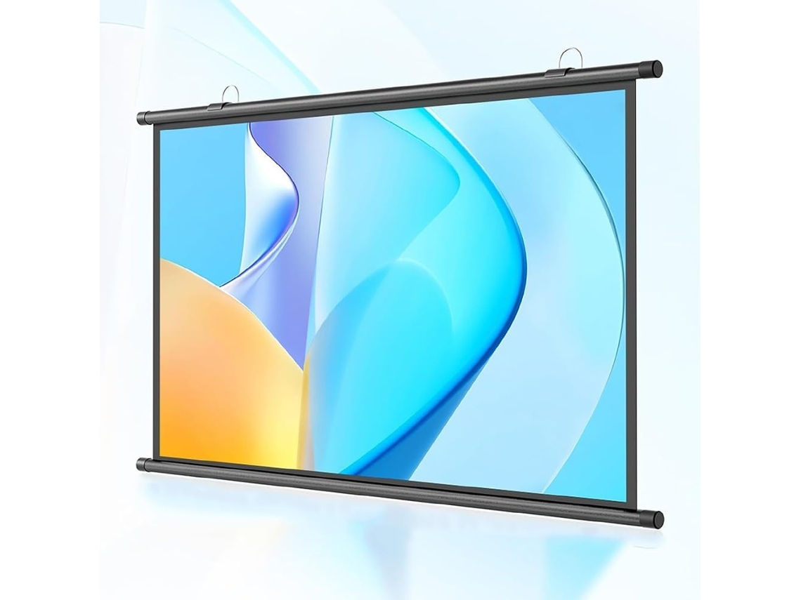 Pantalla de proyección de 30 pulgadas con formato 4:3, para uso doméstico y exterior.