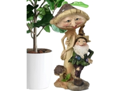 Setas Decorativas De Jardín Generico, Figura De Gnomo Estatuas De Exterior Con Setas Adornos De Jardín, Gnomos De Hadas
