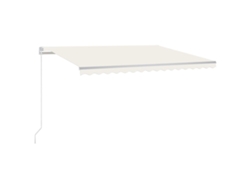 Maison Exclusive - Toldo Retráctil Manual Crema 450x300 Cm
