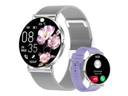 Reloj inteligente QS05 con pantalla AMOLED ultraclara de 1,32 pulgadas, monitor de actividad física con SpO2/frecuencia cardíaca/monitorización.