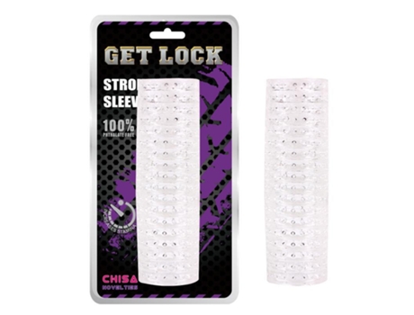 Masturbador Get Lock 13.6 Cm Transparente CHISA