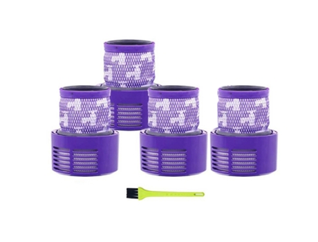 Filtro de repuestos para aspiradora Dyson V10 Sv12 Cyclone Absolute Animal, limpieza Total, inalámbrica, con cepillo, 4 piezas