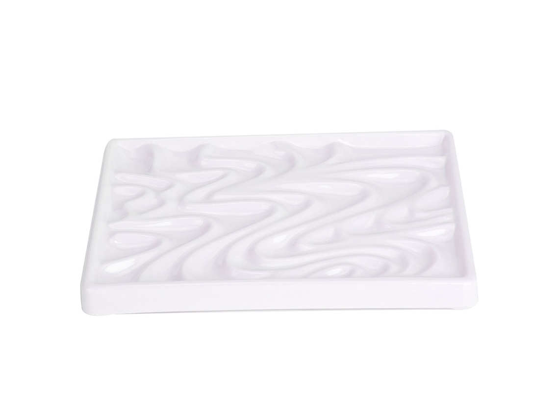 Paleta De Pintura Cuadrada De Imitación Cerámica Ondulada Para Acuarela - Alta Calidad Artística