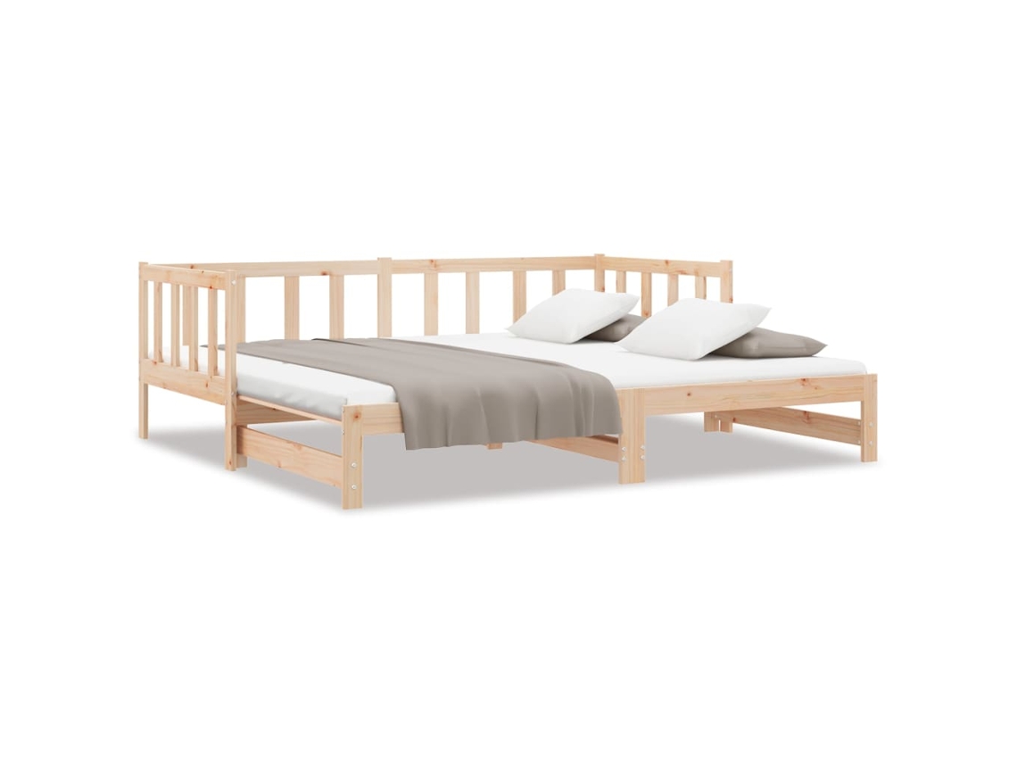 Maison Exclusive - Sofá Cama Nido Sin Colchón Madera Maciza 90x190 Cm