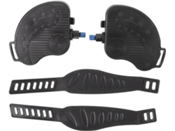 Pedales antideslizantes para bicicletas estáticas.