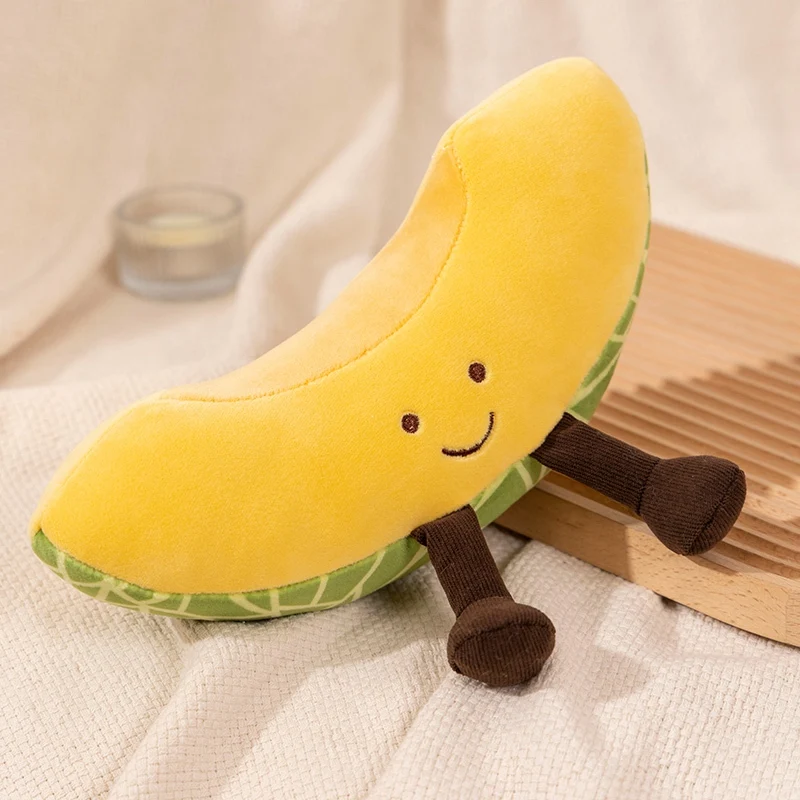 (25 Cm) Brinquedo De Pelúcia De Fruta Realista E Fofo Em Desenho Animado