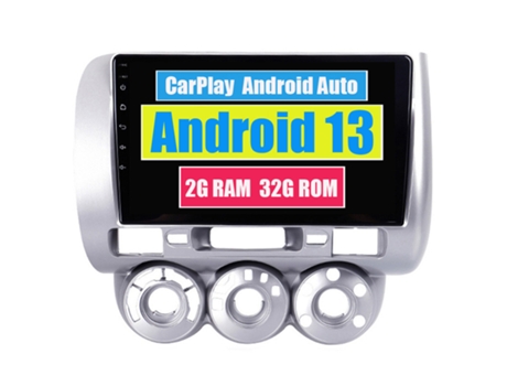 Autoradio Multimedia ROVERONE para Honda Jazz 1 GD 2001 - 2008 Fit 2001 - 2009 CarPlay Android Coche Radio Bluetooth Navegación