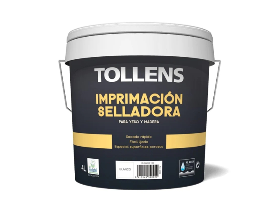Imprimación Selladora Al Agua 4 Lt