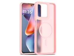 Estojo Magnético Silver Shieldrosa - Moto G Play 2026 Versão 5g