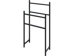 Toallero LEVIRA Morus (Negro - 43 x 18 x 80 cm)