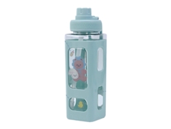 Botella De Agua Deportiva De Plástico Kawaii Bear 700ml Sin Bpa Con Pajita Rosewell