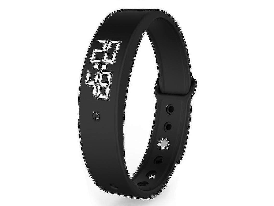 Pulsera inteligente con despertador, contador de pasos, vibración y recargable para bicicletas eléctricas.