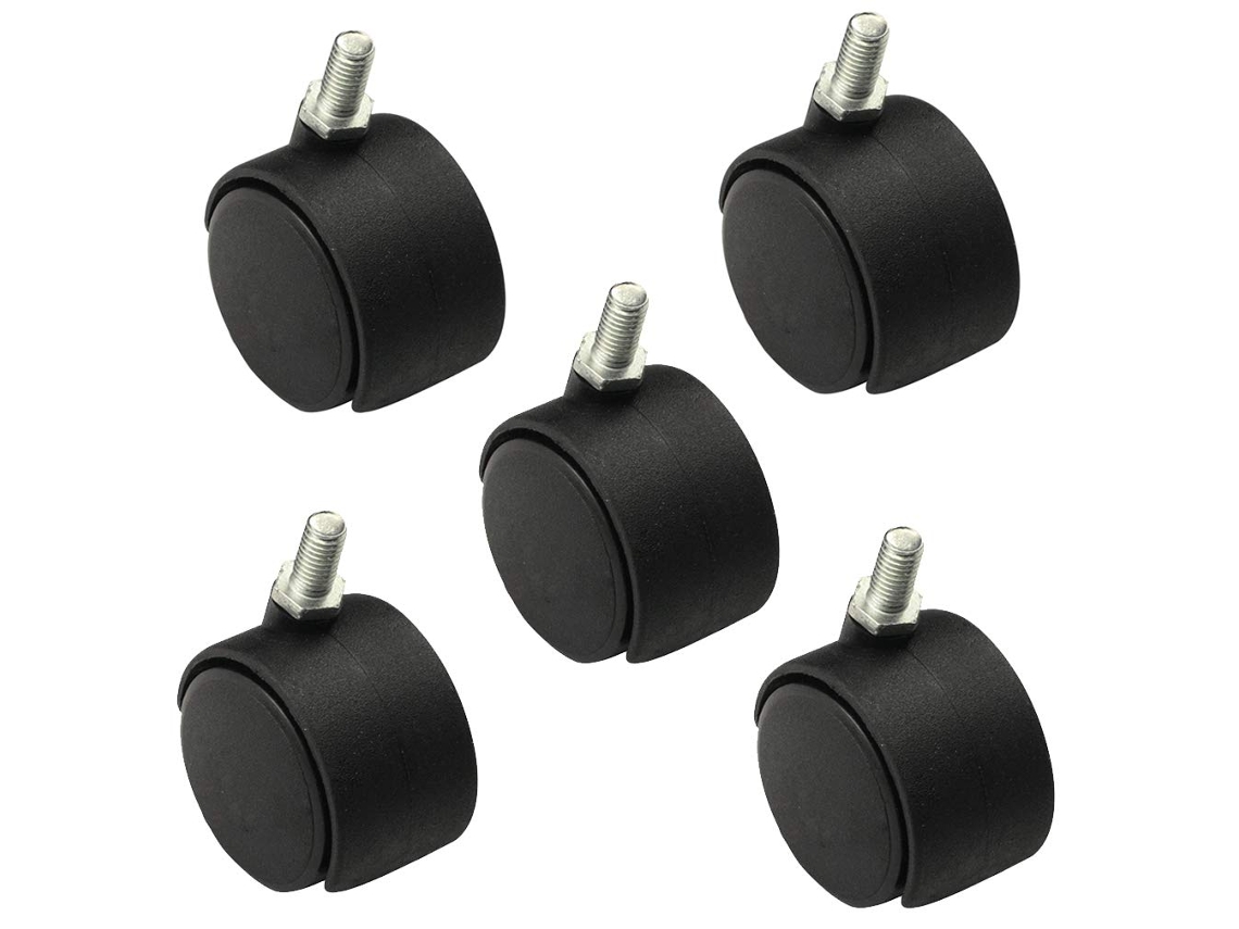 Ruedas Nailon Plástico Para Muebles Ideal Para Uso