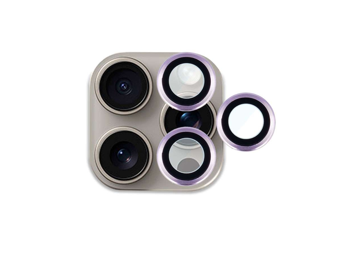 Cubre Objetivo Plata Para Iphone 15 Pro Max