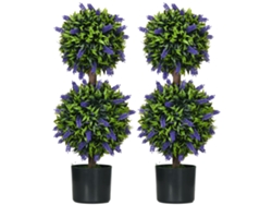 Kunstpflanzen set EOOCOO (uv beständig, 70 cm)
