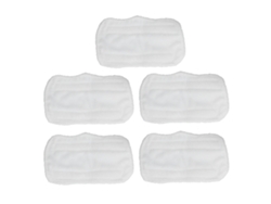 5 Paños De Microfibra Blancos Para Muebles, Compatibles Con El Cabezal De La Fregona Shark Xt3010 S3111 S1001 S3101 Sp100k.