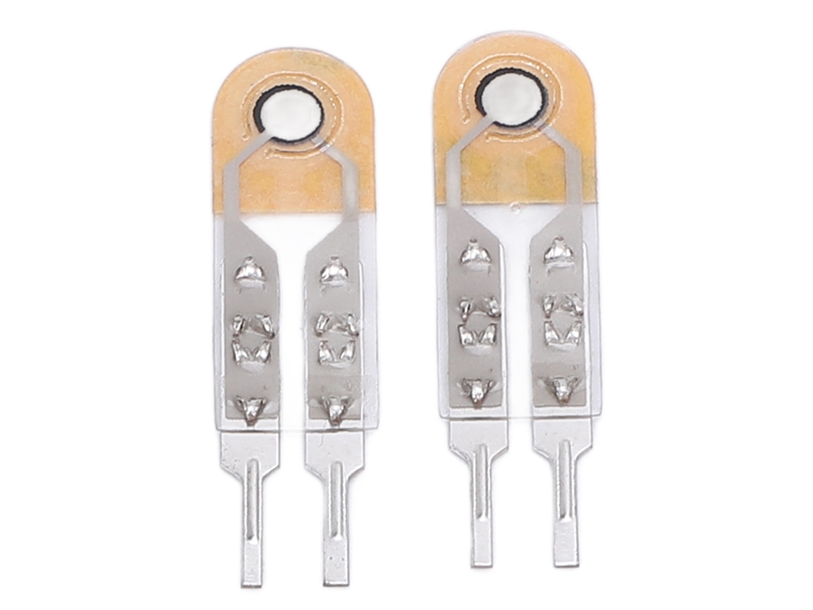 Veloriskku - 2 peças Sensor de pressão de película fina 0,5-500g Resistor flexível sensível à força Anti-EMI e EDS