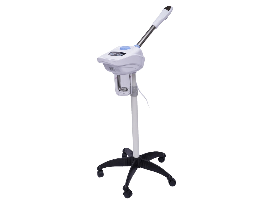 Vaporizador facial, 750 W de potencia, boquilla giratoria de 360°, enchufe europeo, blanco (OEM)