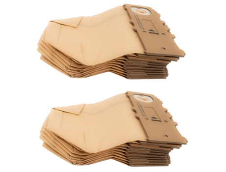 Ad-20 piezas bolsa de polvo bolsa de papel para colector de polvo bolsa de basura para Vorwerk Vk130/Vk131 accesorios para aspiradoras