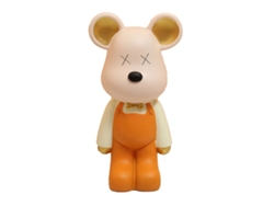 Hucha Grande De Resina Naranja Con Forma De Oso De Dibujos Animados Para Salón, Estudio O Dormitorio.