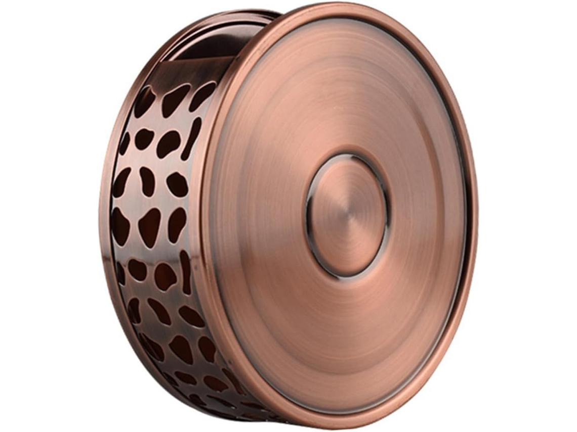 Calentador De Tetera De Acero Inoxidable Para Té Y Café, Con Base Calefactora Para Velas Y Ventilación.