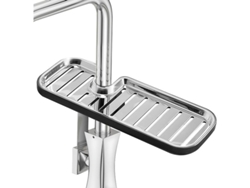Soporte Para Esponja De Fregadero - Soporte Mejorado Para Jabón, Organizador Colgante Grande De Acero Inoxidable