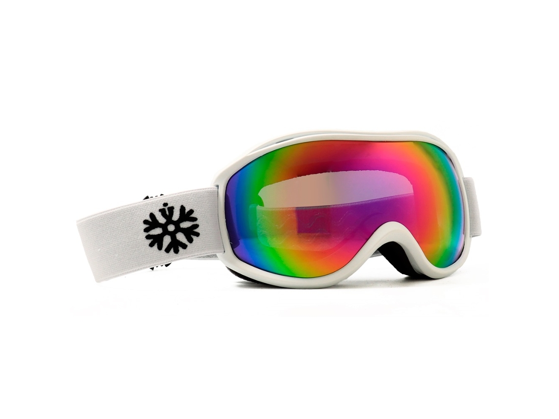 Gafas de esquí / Gafas de snowboard Blanco - Cristal de espejo rosa IVOL